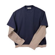 Nonnod Layered T-Shirts Navy