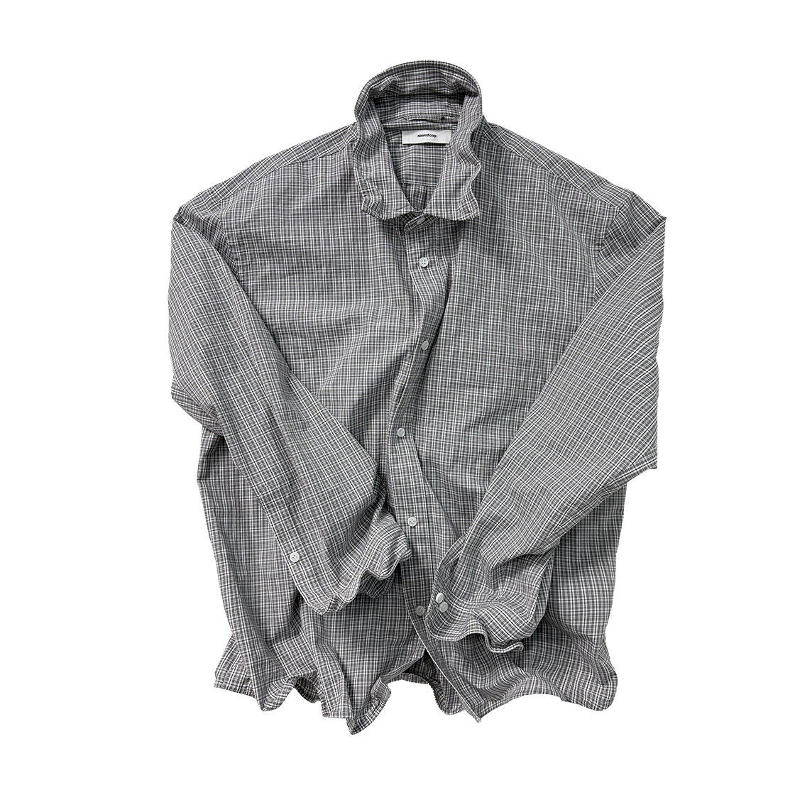 논노드 와이어 셔츠 그레이