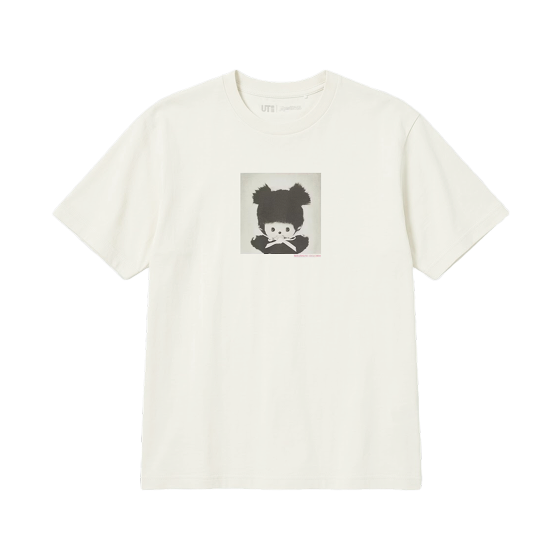 488927-30 (W) Uniqlo UT x Monchhichi Graphic Relax Fit T-Shirt Natural