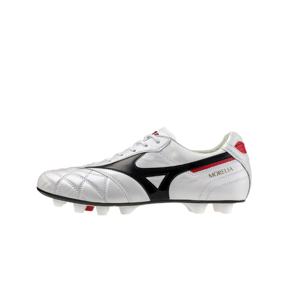 미즈노 모렐리아 2 재팬 화이트 블랙 차이니즈 레드(Mizuno Morelia II Japan White Black Chinese Red) - 2