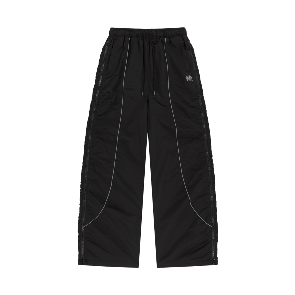 BLMWPLW01BK (W) Brownbreath Side Block Piping Pants Black