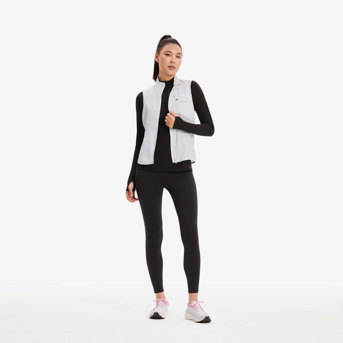 데카트론 여성 러닝 윈드 베스트 런 500 딜리케이트블루(DECATHLON Women's Running Wind Vest Run 500 Delicate Blue) - 5