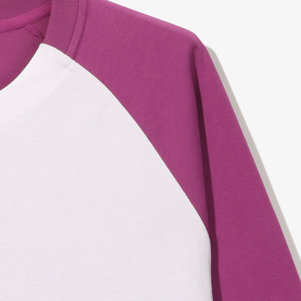 [6% 적립] 휠라 HERITAGE COLLECTION 바운스 래글런 그래픽 긴팔티 퍼플([6% 적립] FILA HERITAGE COLLECTION Back Big Graphic Long Sleeve T-Shirt Purple) - 4