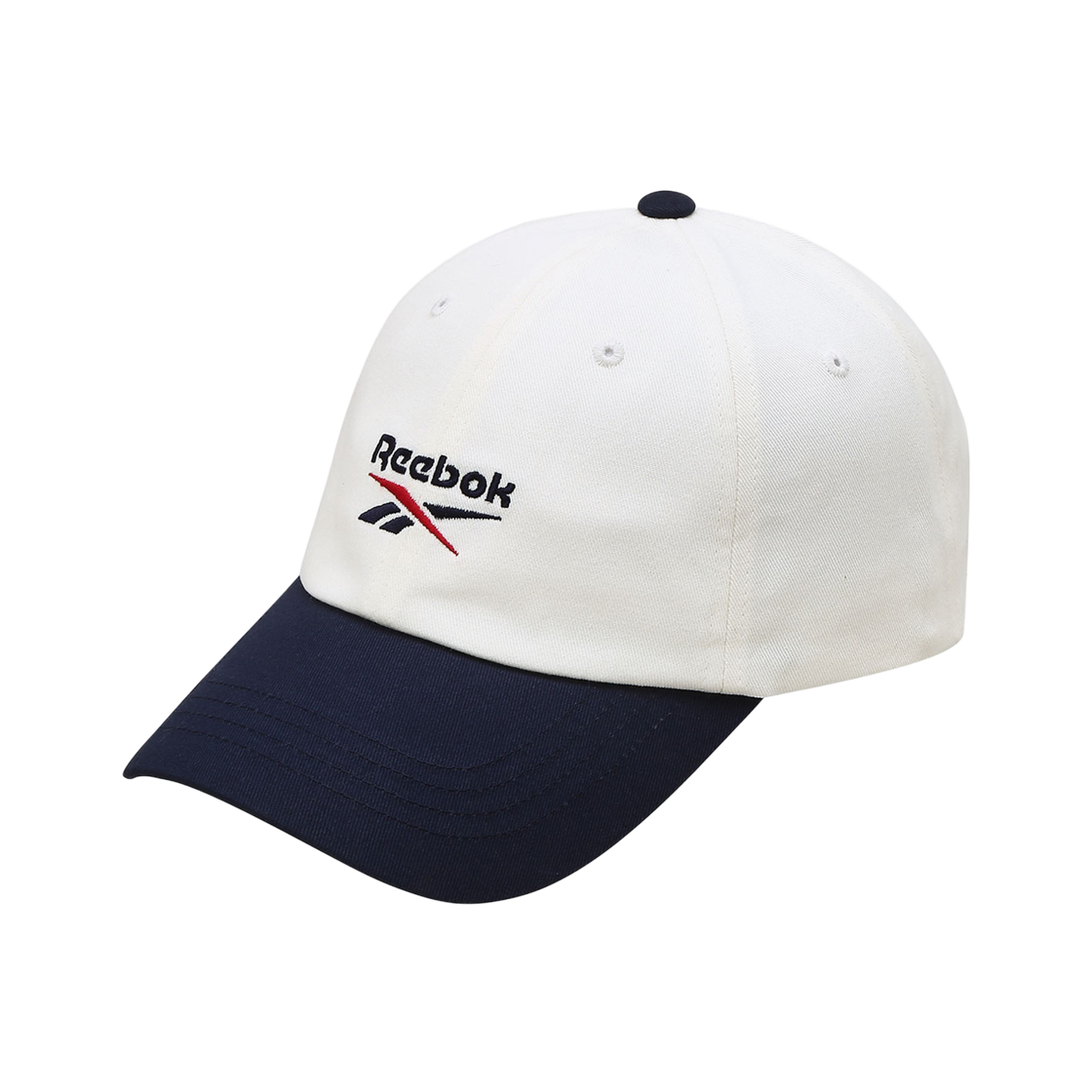 리복 벡터 투톤 볼캡 화이트 네이비(Reebok Vector Two-Tone Ball Cap White Navy)