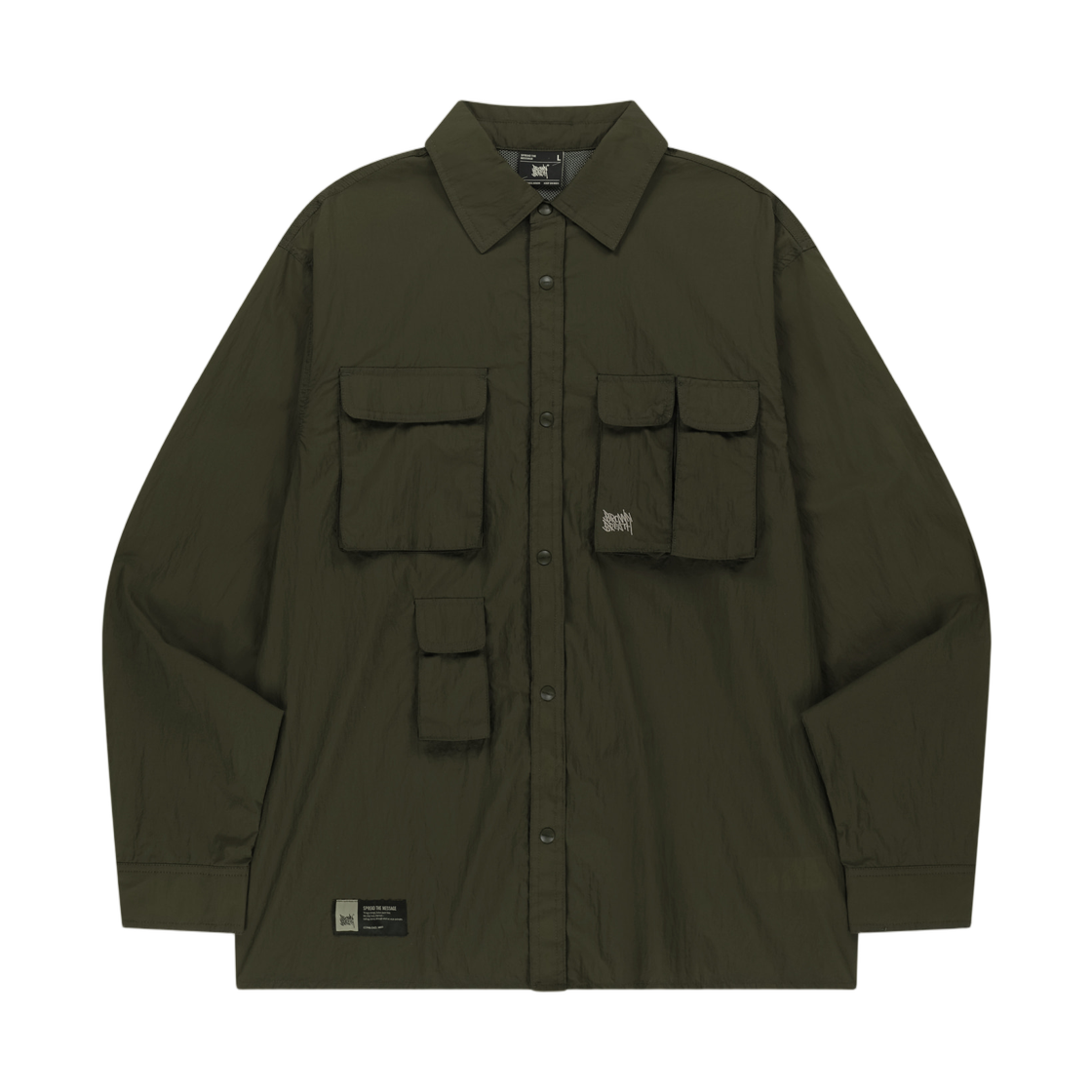 브라운브레스 멀티포켓 유틸리티 셔츠 카키(Brownbreath Multi Pocket Utility Shirts Khaki)