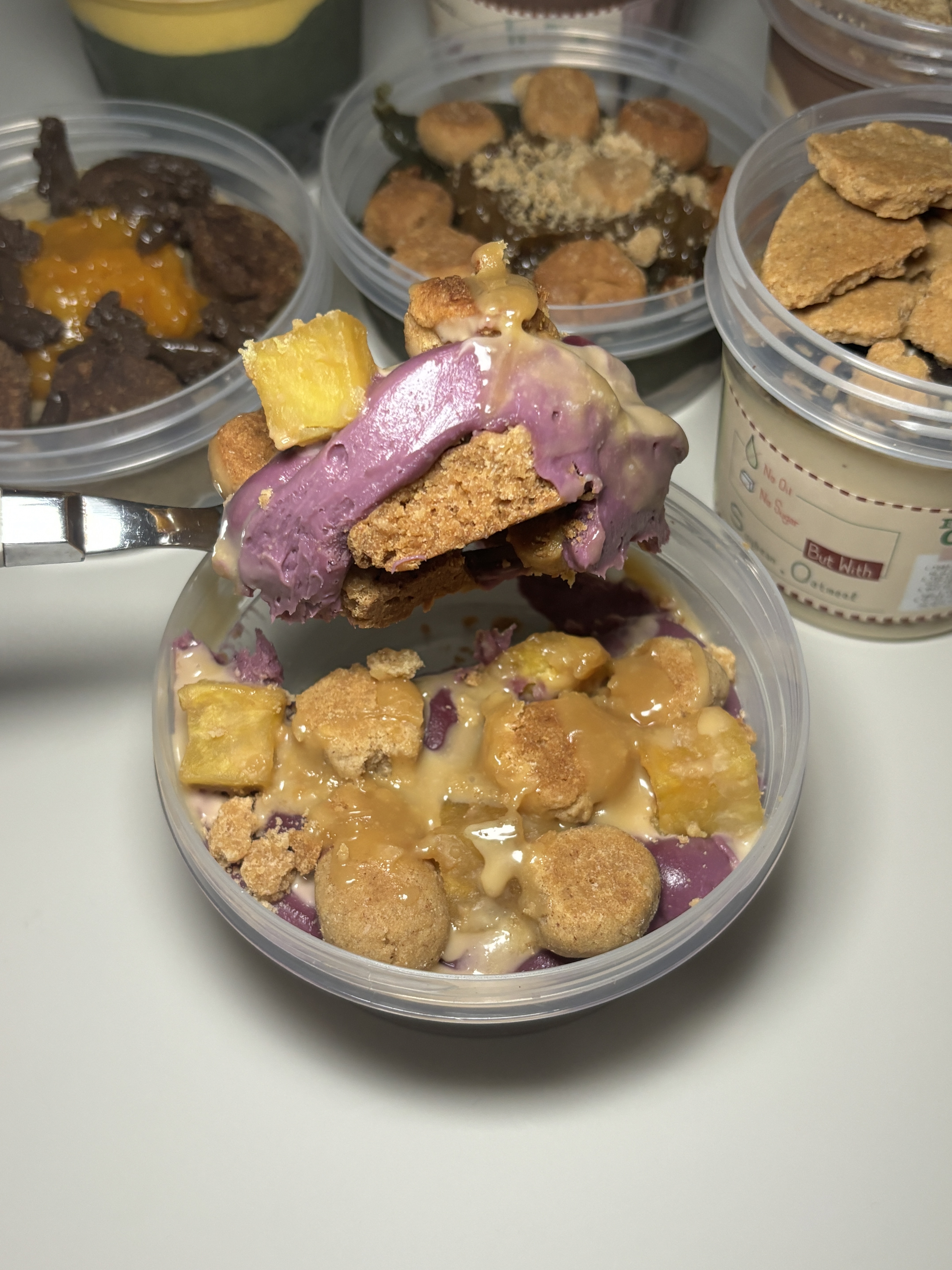 [KREAM 단독] EATFORREST Butter Ttok (4PCS) Variety 4 Type Set, [KREAM 단독] EATFORREST Basque Cheesecake Cup Set 착용 스타일 - 3