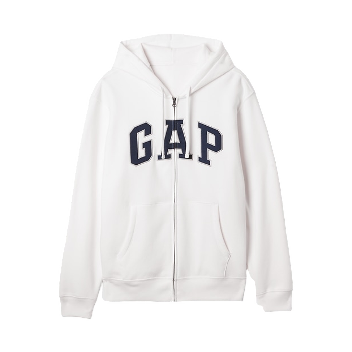 갭 빈티지 소프트 아치 로고 집 후드 오프 화이트(Gap Vintage Soft Arch Logo Zip Hoodie Off White)