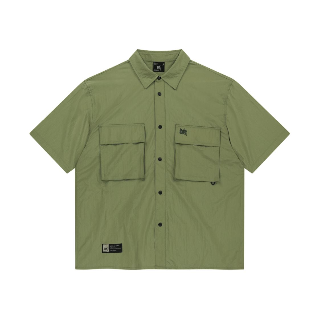 BLMMSS002KH Brownbreath Tag Ripstop Work Shirts Khaki