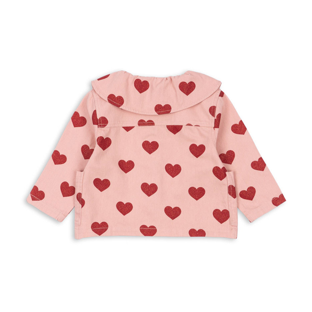 콩제슬래드 마고 카라 자켓 하트(Konges Sløjd Magot Collar Jacket Gots Amour Glitter) - 2