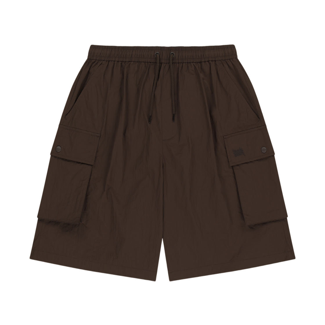 브라운브레스 태그 나일론 카고 하프팬츠 다크 브라운(Brownbreath Tag Nylon Cargo Half Pants Dark Brown) - 1