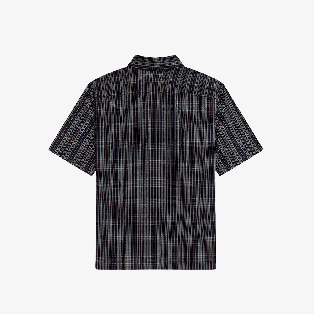 프레드페리 시어서커 체크 셔츠 네이비(Fred Perry Seersucker Check Shirt Navy) - 6