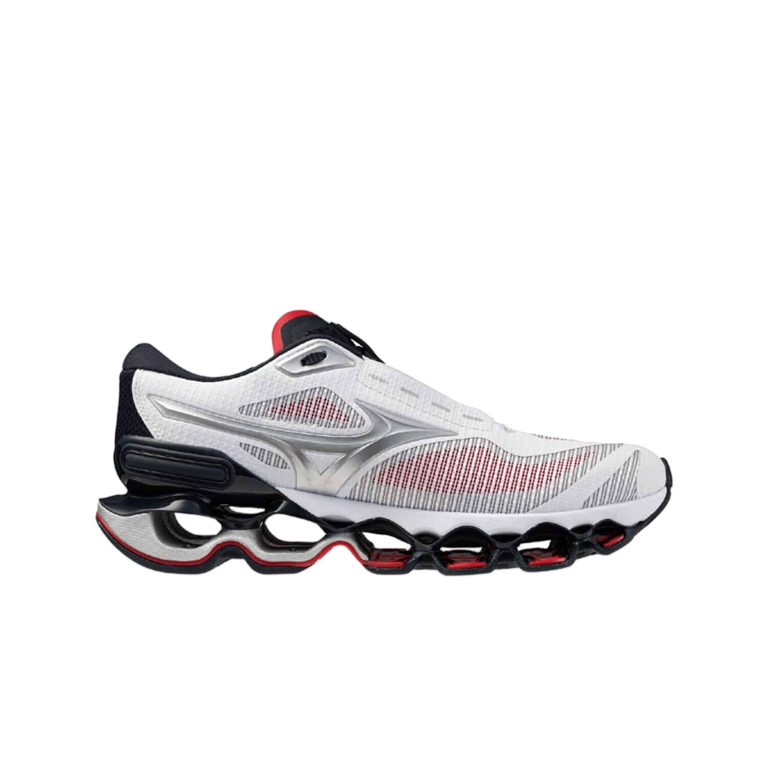 J1GC260002 Mizuno Wave Prophecy 15 White Silver Red