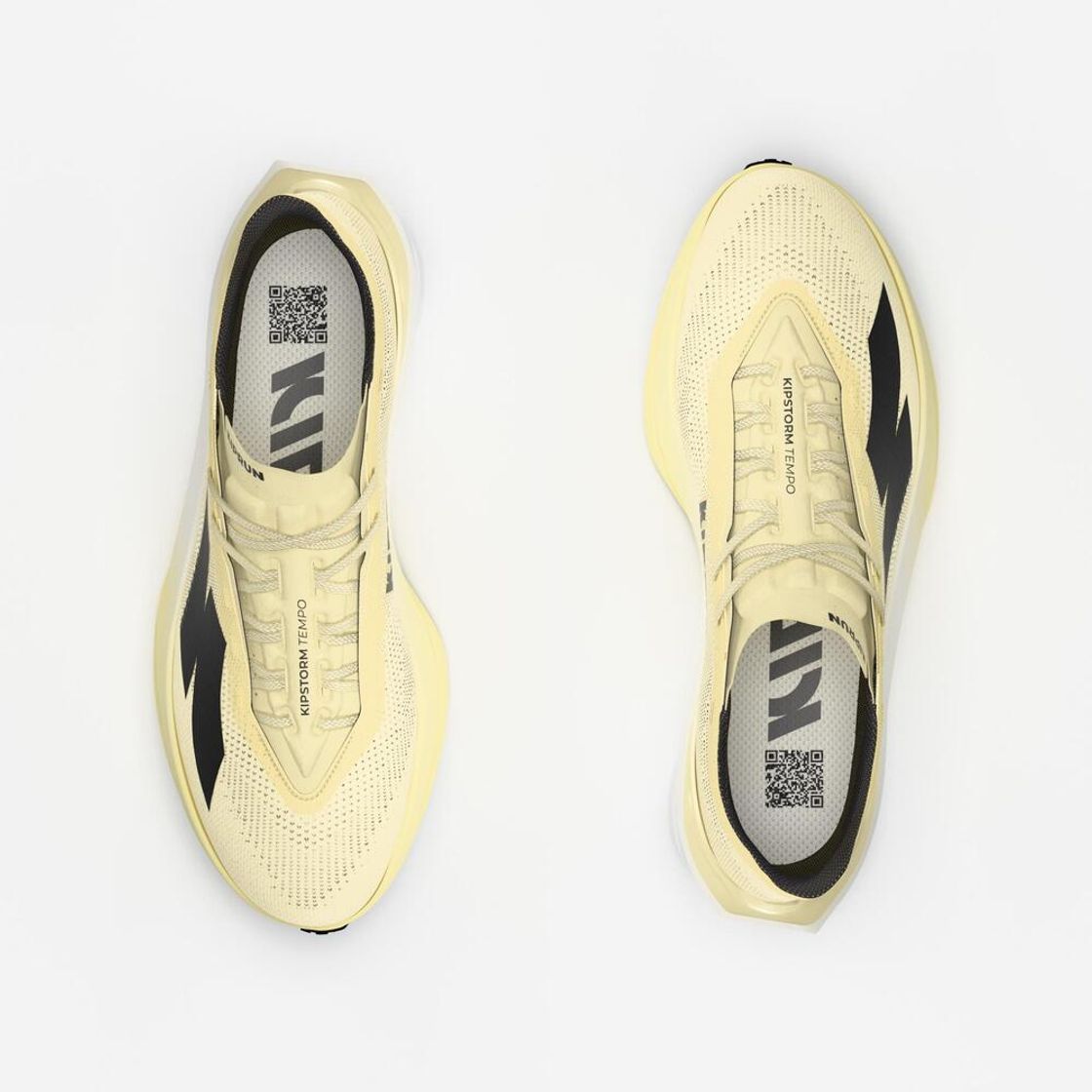 데카트론 남성 러닝화 킵스톰 템포 바닐라 옐로우(DECATHLON Kiprun Men's Running Shoes Kiprun KD900 Light Vanilla Yellow) - 4