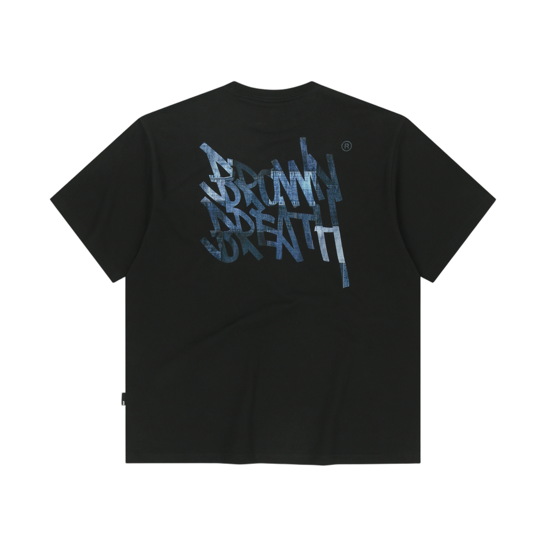 브라운브레스 패치워크 태그 V.2 티셔츠 블랙(Brownbreath Patchwork Tag V.2 T-Shirt Black) - 1