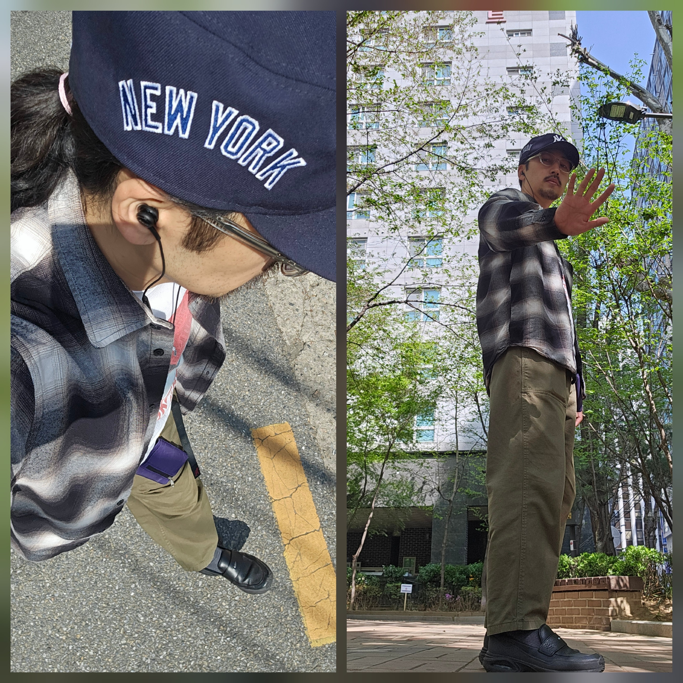 New Era MLB New York Yankees Pillbox Series Ball Cap Navy, Gregory Classic Wallet Black 착용 스타일