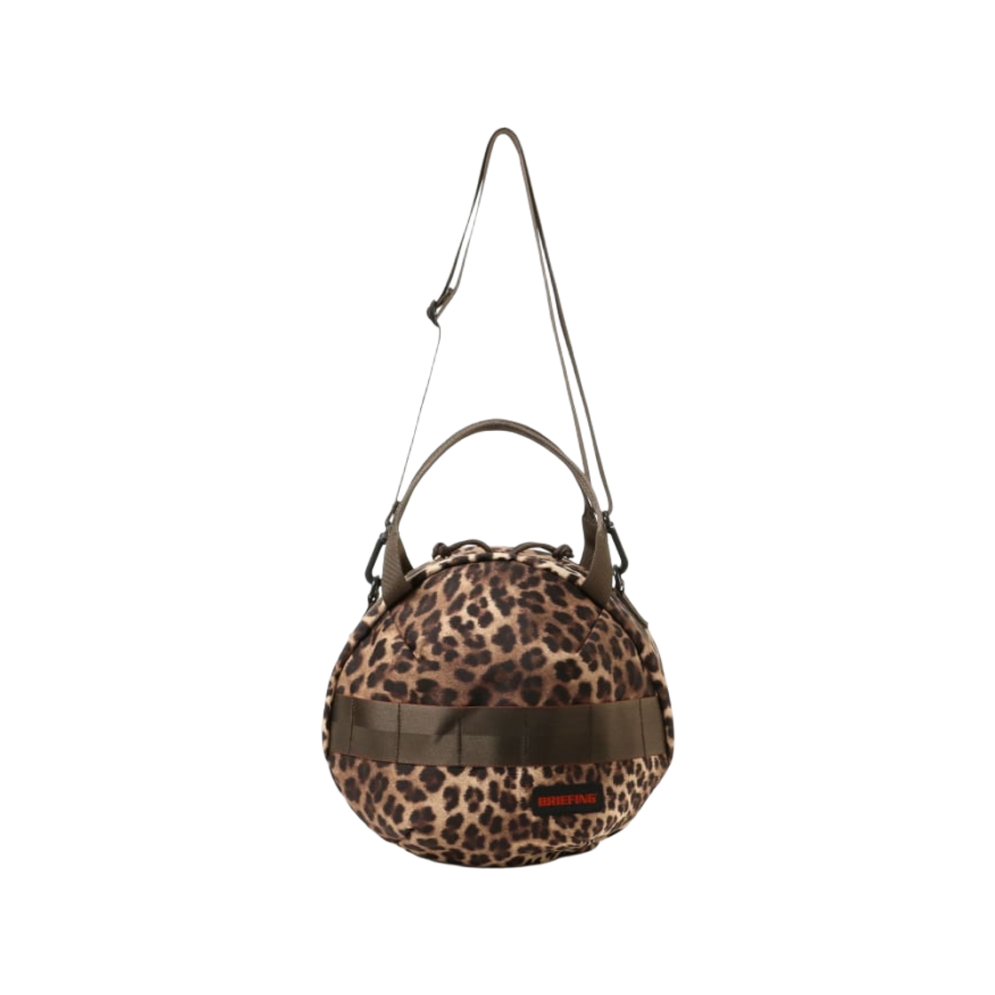 빔즈 보이 x 브리핑 헬멧백 레오파드(Beams Boy x Briefing Helmet Bag Leopard)