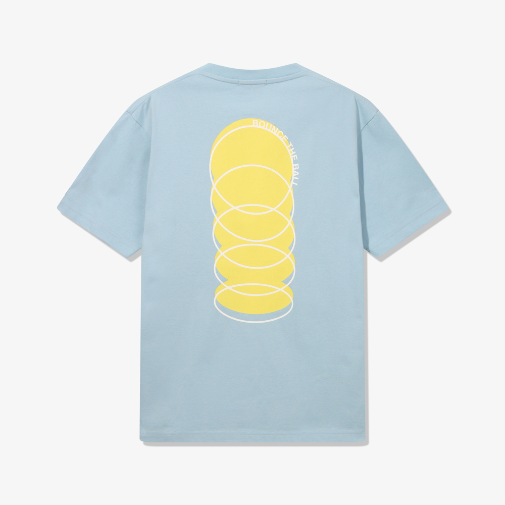 [6% 적립] 휠라 HERITAGE COLLECTION 바운스 그래픽 반팔티 라이트 블루([6% 적립] FILA HERITAGE COLLECTION Bounce The Ball T-Shirt Light Blue) - 3