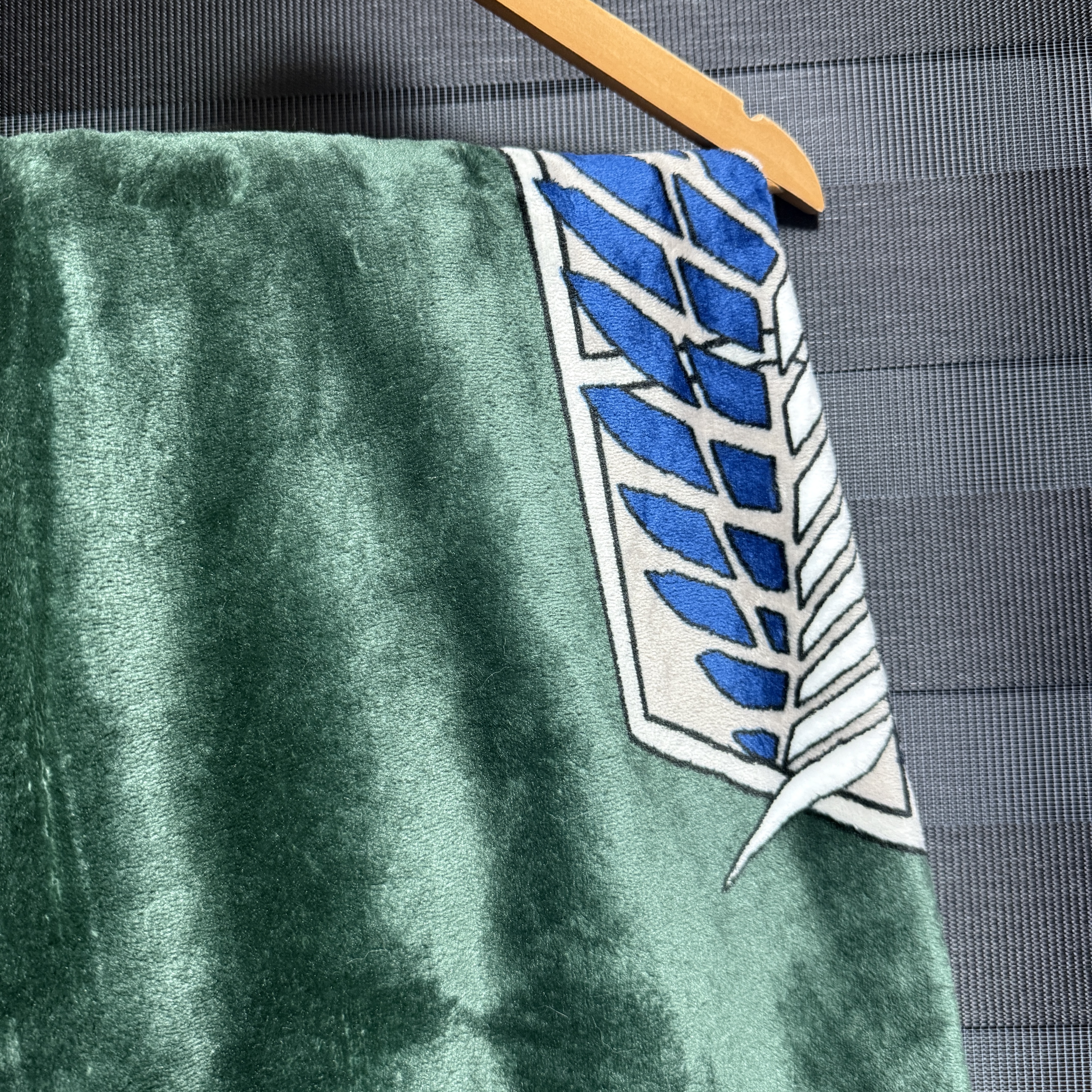 Frank Burger × Attack On Titan Scouting Legion Cloak Blanket 착용 스타일