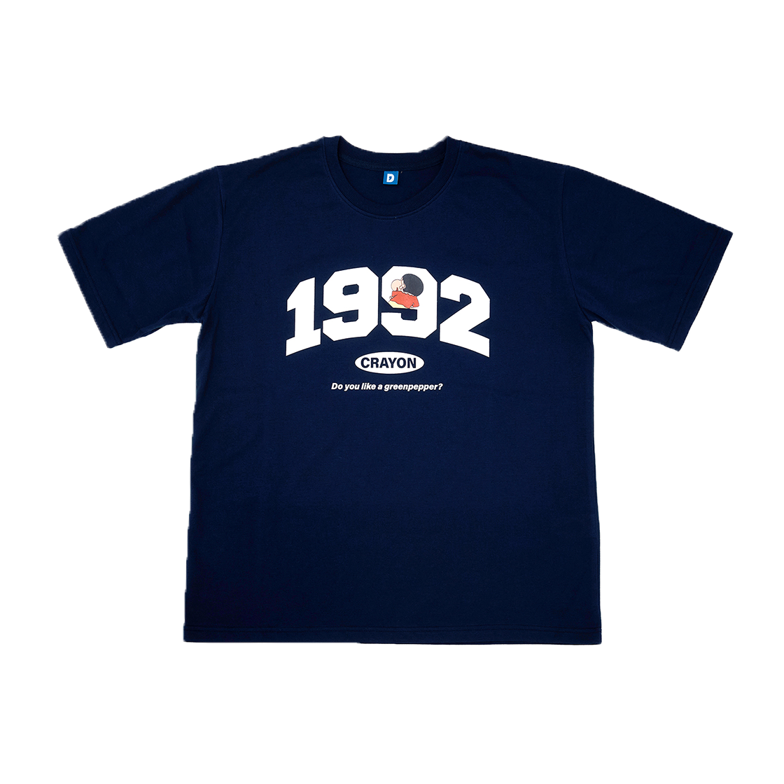 댄꼼마 X 짱구 1992 빼꼼 반팔티셔츠(DANCOMMA x Crayon Shin-chan 1992 Peekaboo Short Sleeve T-Shirt)