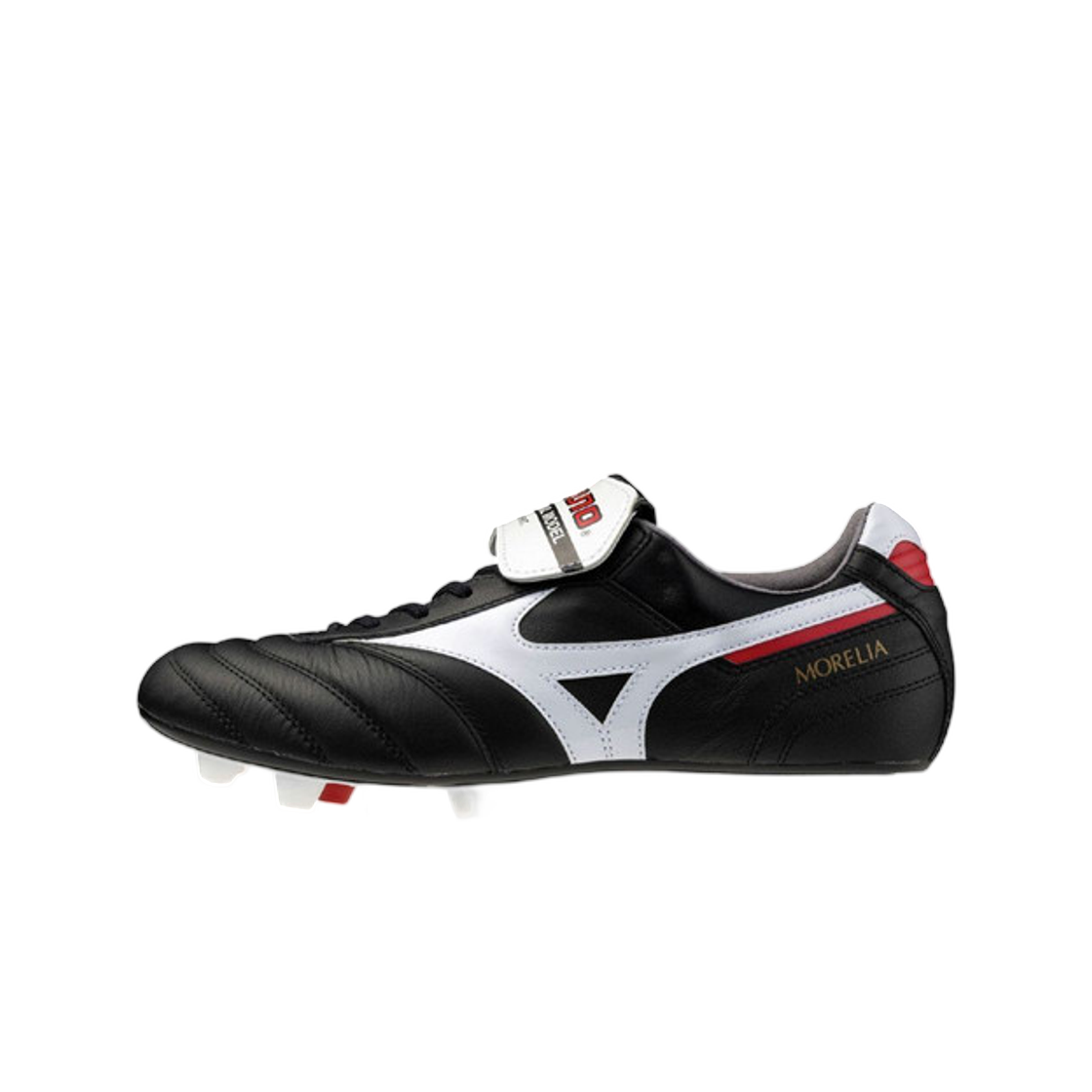 미즈노 모렐리아 2 재팬 블랙 화이트 차이니즈 레드(Mizuno Morelia II Japan Black White Chinese Red) - 2