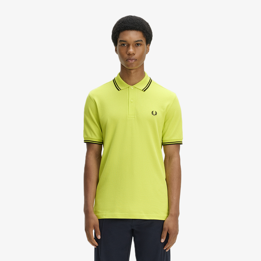 프레드페리 M3600 트윈 팁 프레드페리 셔츠 시트론블랙(Fred Perry Twin Tipped Fred Perry Shirt CITRON Black Black) - 2