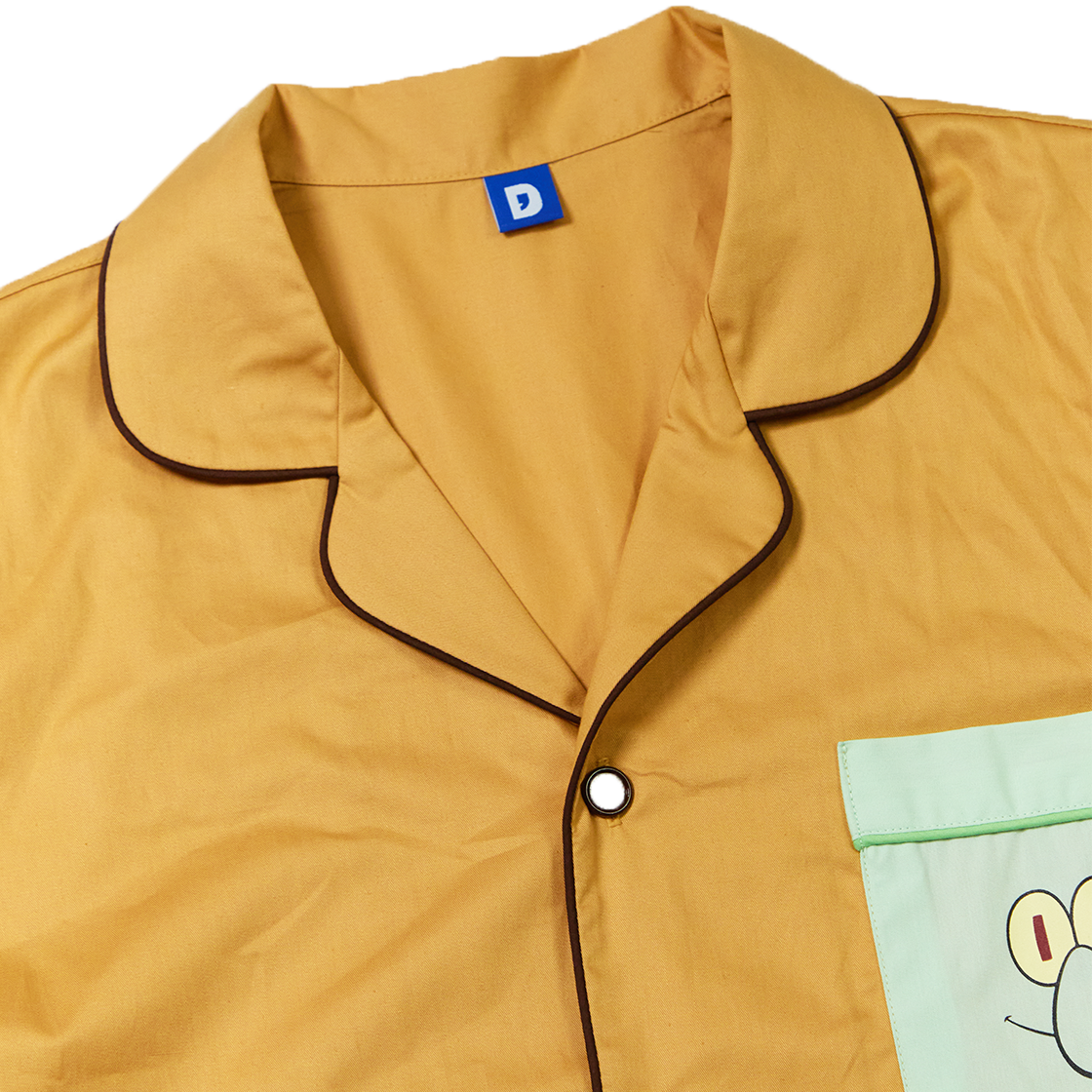 댄꼼마 x 스폰지밥 징징이 반팔 잠옷(DANCOMMA x SpongeBob SquarePants Squidward Tentacles Short Sleeve Pajama Set) - 3