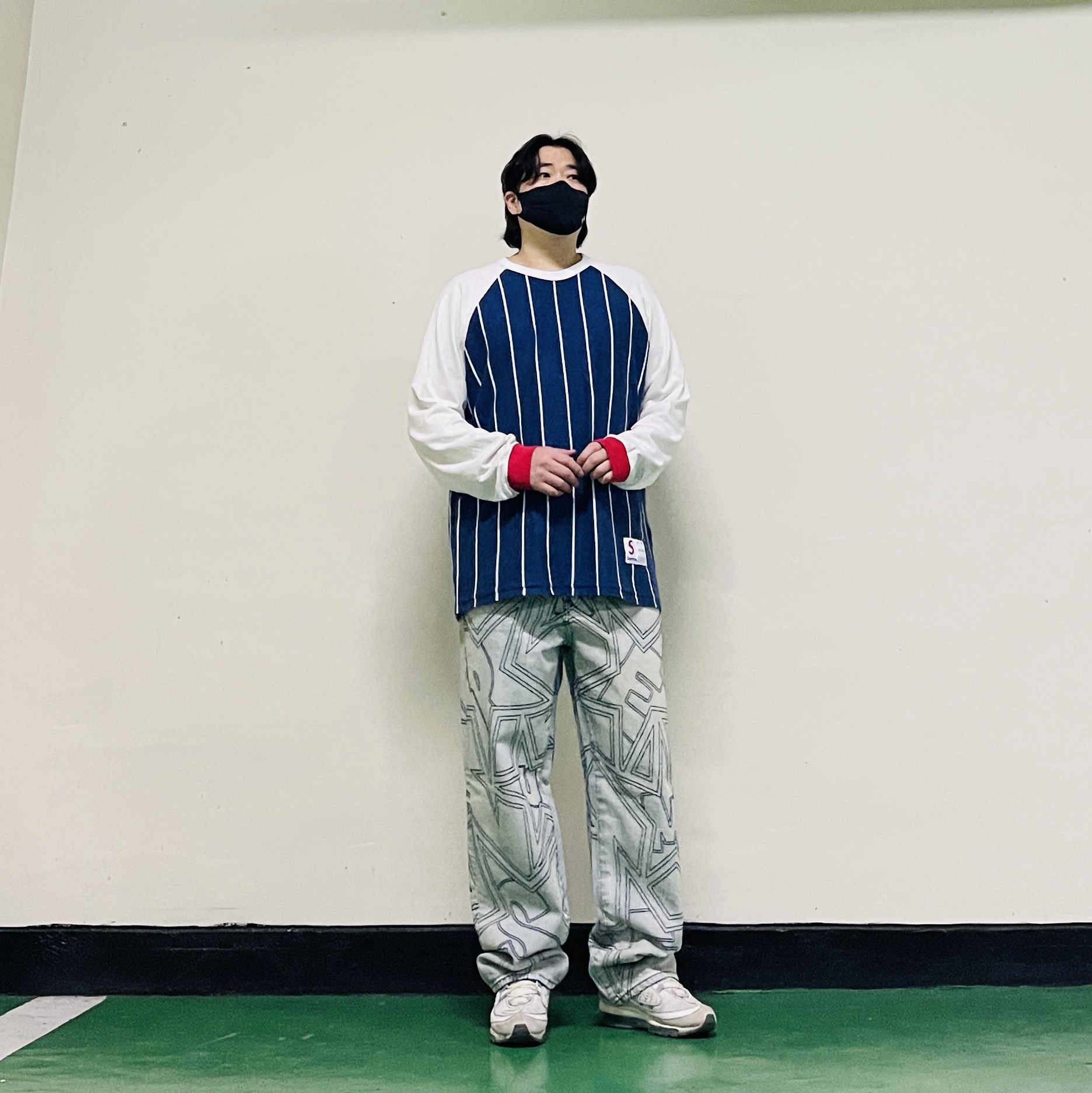 Nike Air Max 98 Summit White, Supreme Stars Topstitch Baggy Jeans Dirty - 25SS 착용 스타일 - 2