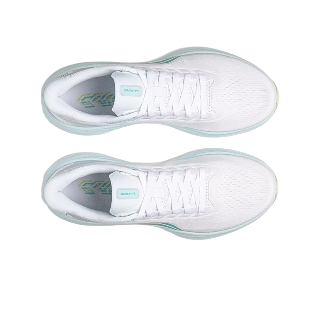 (W) 리닝 레드 헤어 9 스탠다드 화이트 마일드 써니 블루((W) LiNing Red Hare 9 Standard White Mild Sunny Blue) - 2