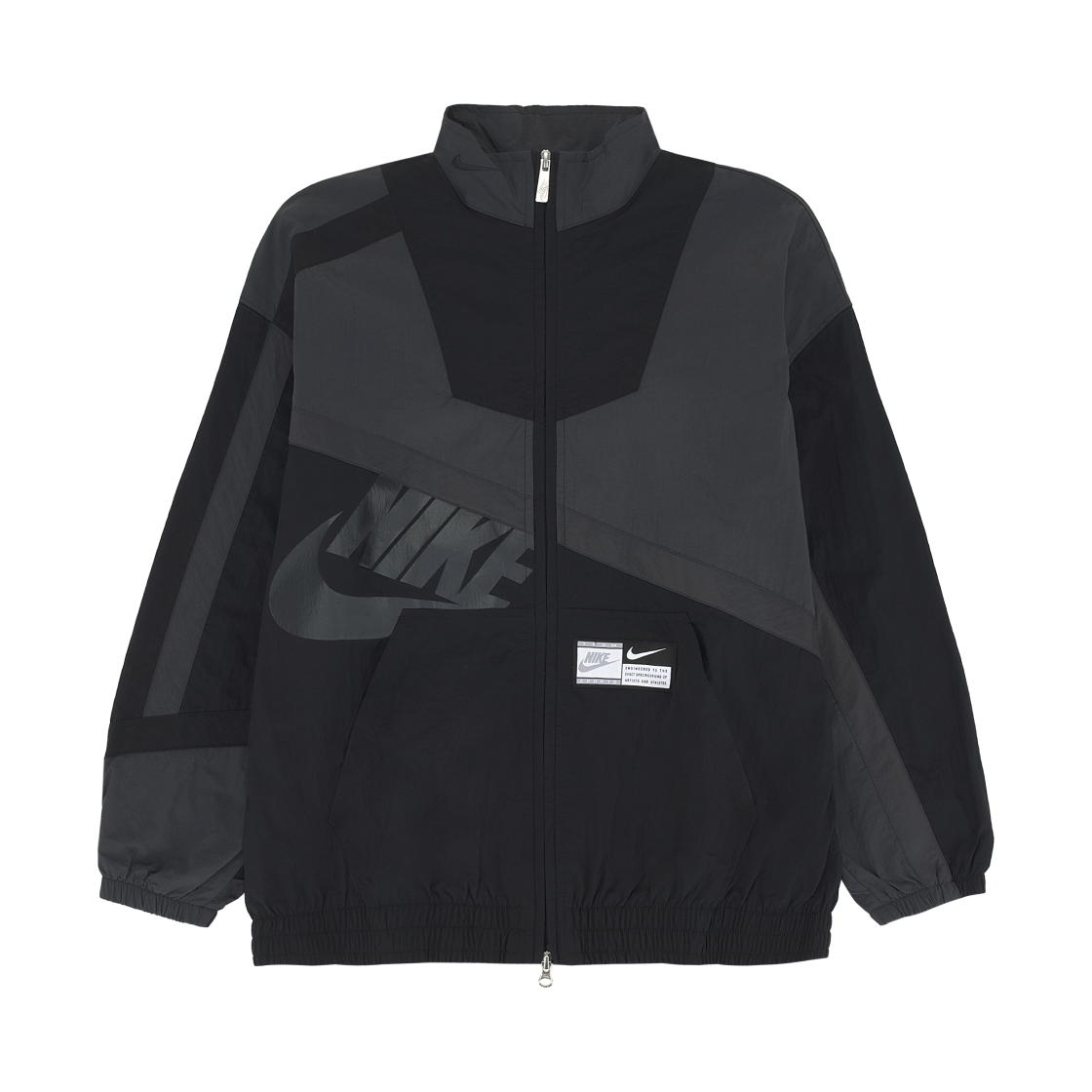 HJ0177-060 (W) Nike NSW Oversized Woven Jacket Anthracite Black - Asia