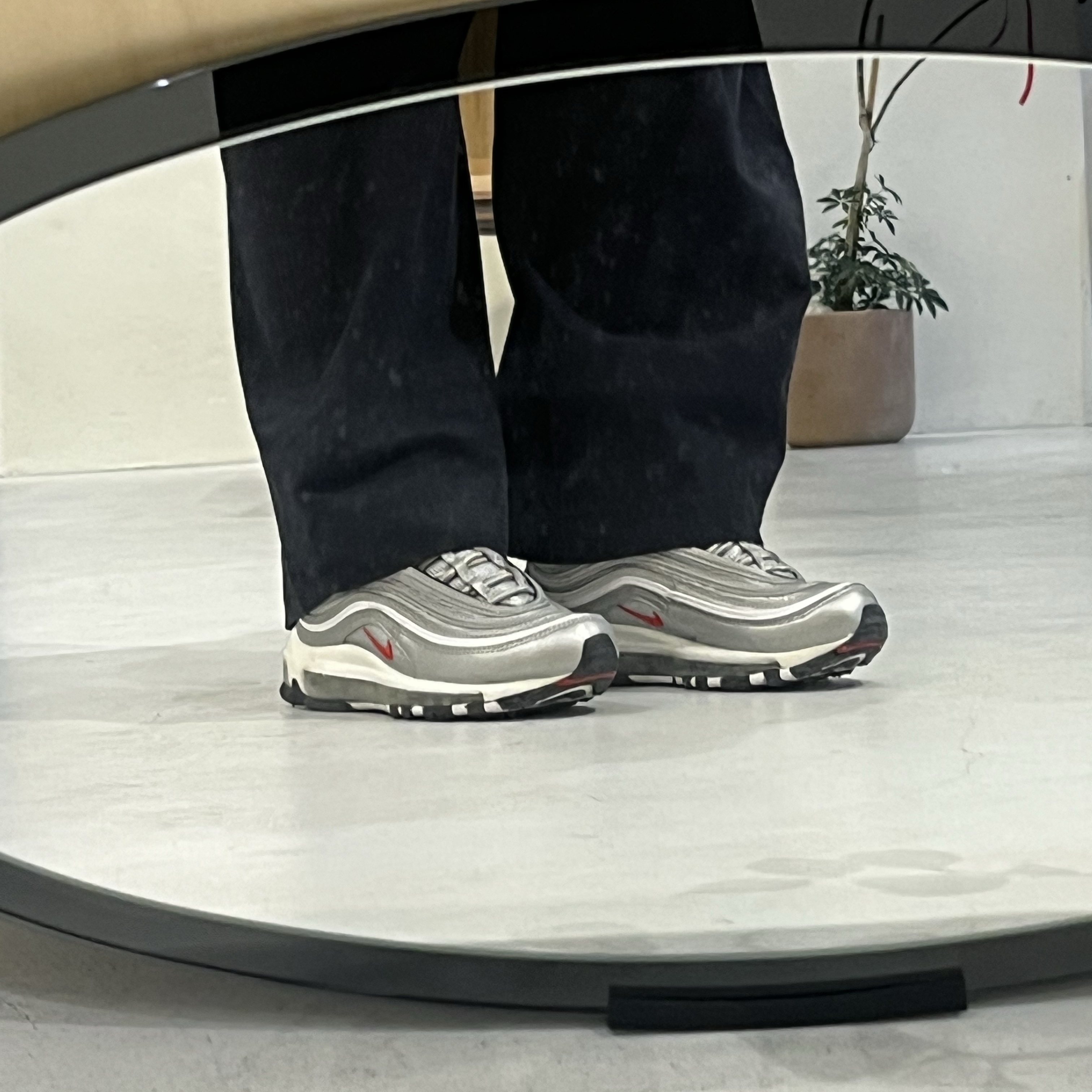 (W) Nike Air Max 97 OG Silver Bullet 2022 착용 스타일