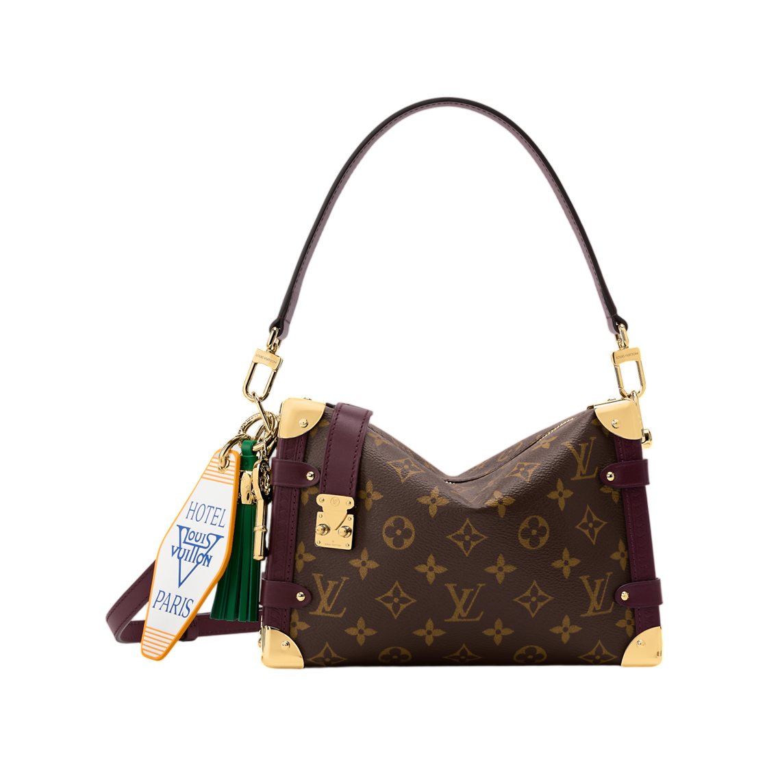 M28569 Louis Vuitton Side Trunk MM Monogram Ebene