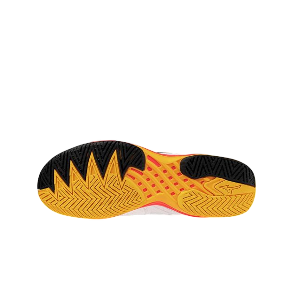 미즈노 웨이브 엑시드 투어 6 AC 화이트 파이어리 코랄 2 시트러스(Mizuno Wave Exceed Tour 6 Ac White Fiery Coral 2 Citrus) - 2