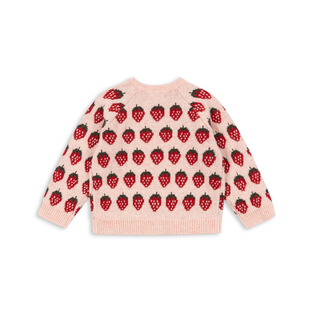 콩제슬래드 벨로우 니트 가디건 스트로베리(Konges Sløjd Belou Knit Cardigan Strawberry) - 2