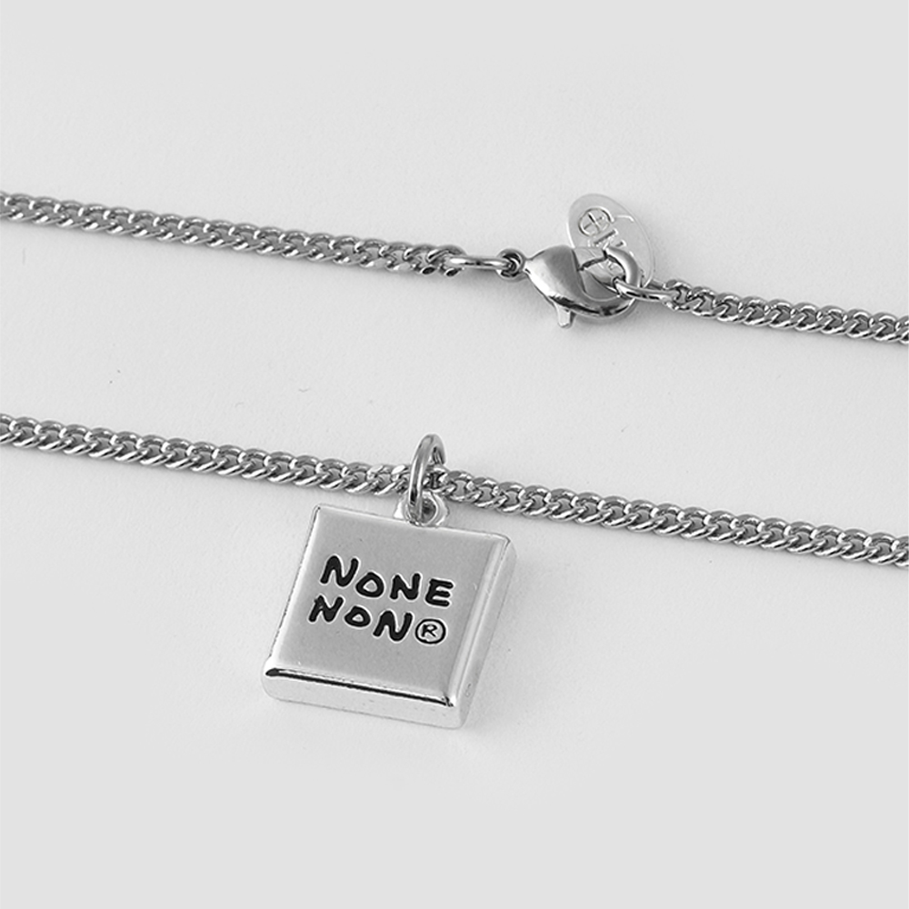 논논 로고 3 넥클리스(Nonenon Logo 3 Necklace) - 4