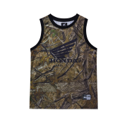 Honda Original Wing Logo Camo Mesh Sleeveless Green