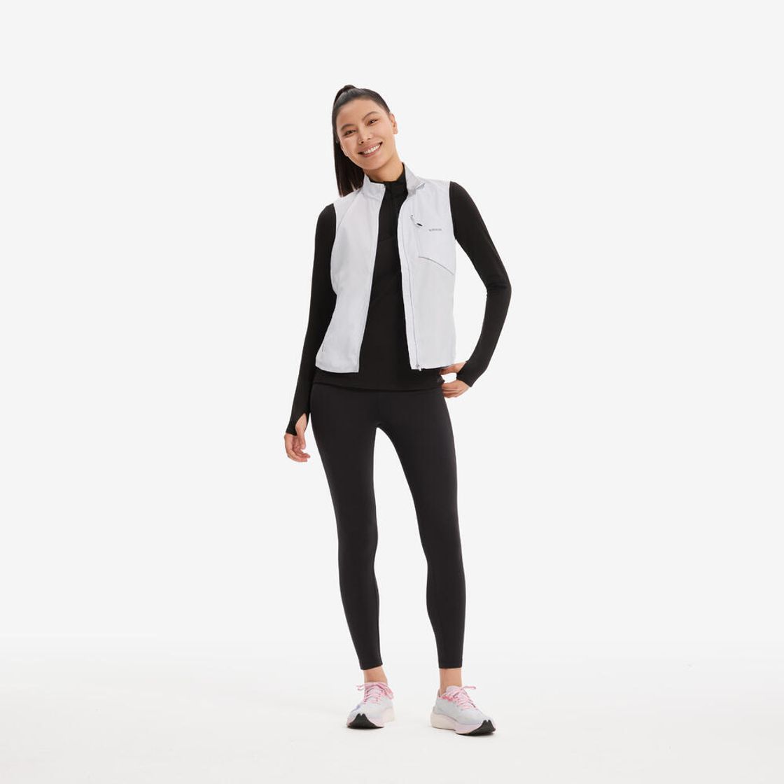 데카트론 여성 러닝 윈드 베스트 런 500 딜리케이트블루(DECATHLON Women's Running Wind Vest Run 500 Delicate Blue) - 6