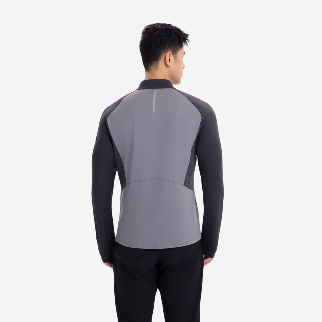 데카트론 남성 하프집 러닝 긴팔 티 런 드라이 500 카본 그레이(DECATHLON Men’s Half-Zip Running Long-Sleeved T-Shirt Run Dry 500 Carbon Grey) - 9