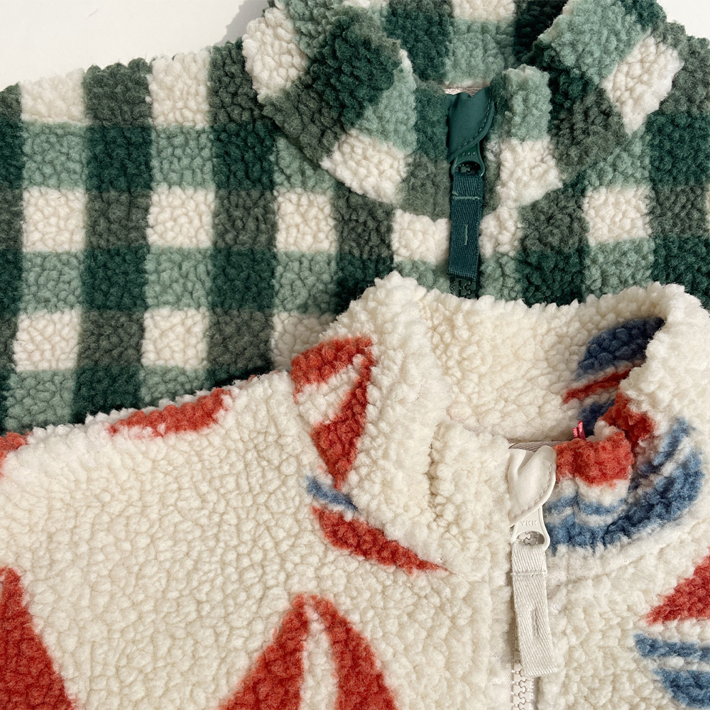 콩제슬래드 조디 테디 자켓 그린(Konges Sløjd Jody Teddy Jacket Grs Green Check) - 3