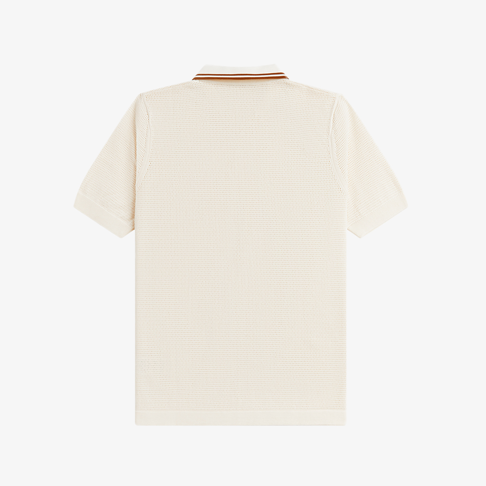 프레드페리 포인텔 니트 셔츠 에크루(Fred Perry Pointelle Knitted Shirt Ecru) - 6