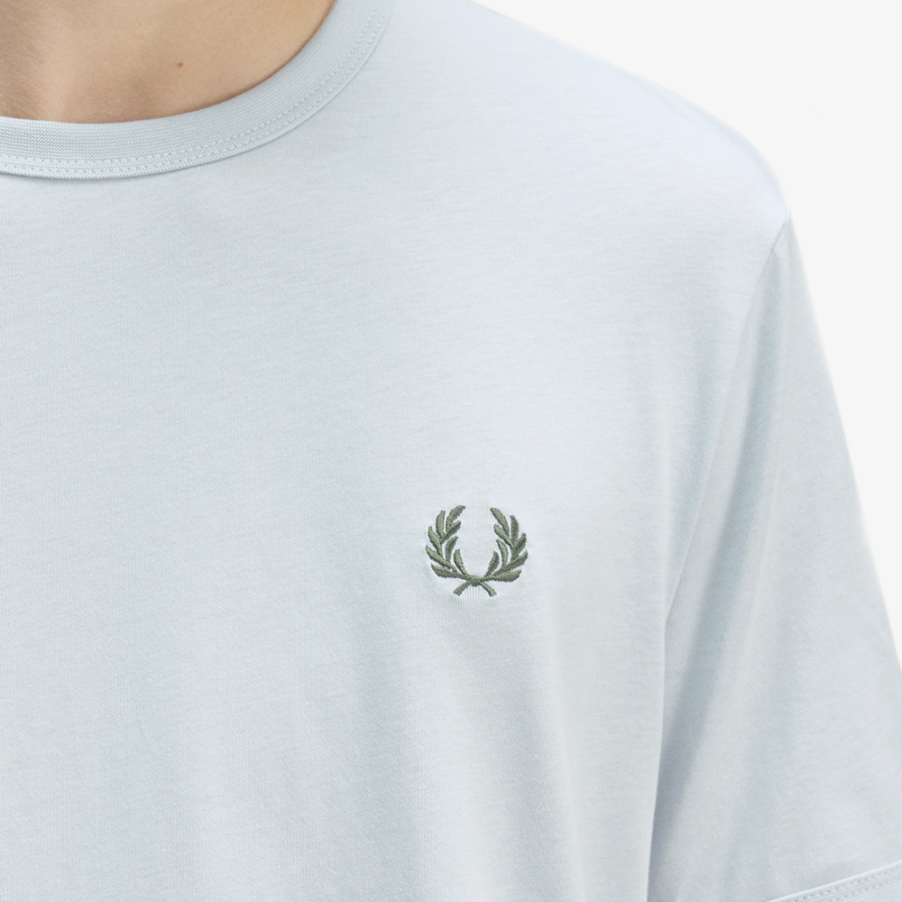 프레드페리 링어 티셔츠 더스키 블루(Fred Perry Ringer T-Shirt Dusky Blue) - 4