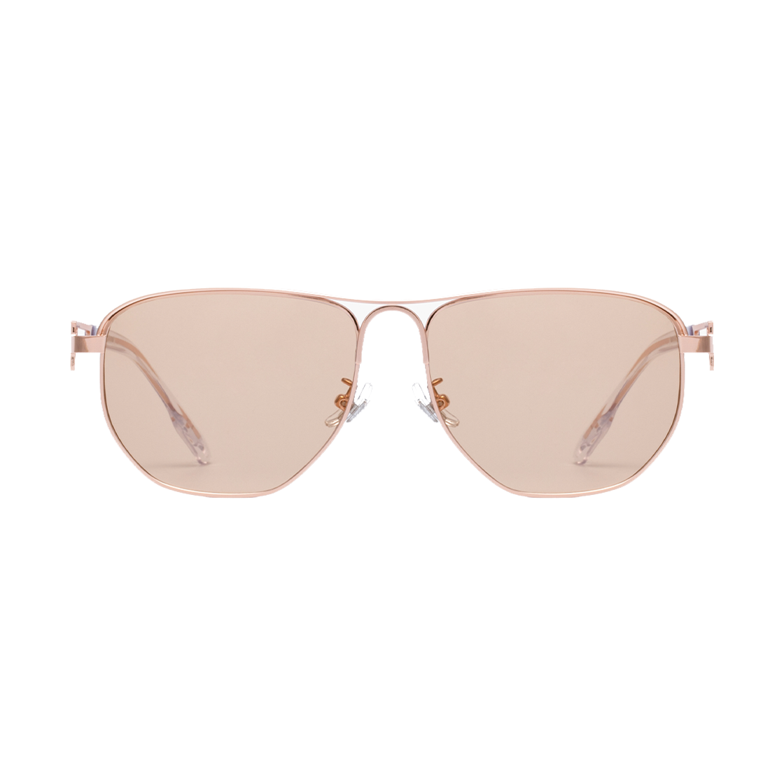 STLVEILSUNROBR RELCOW Stainless Veil Sunglass Rose Brown