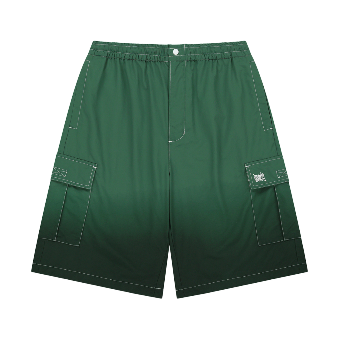 BLMMPS001GN Brownbreath Stepdyed Shorts Green