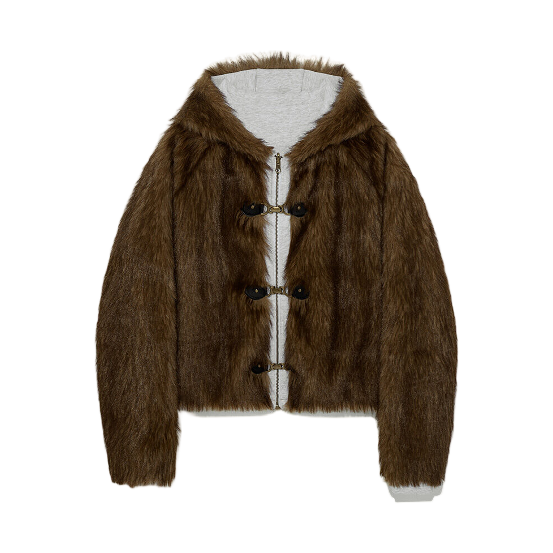 - (W) Glowny Moor Reversible Fur Jacket Brown