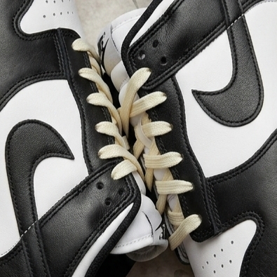 (W) Nike Dunk Low Vintage Black and White 착용 스타일