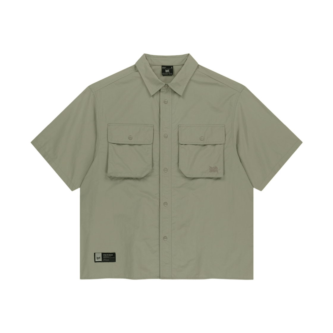 브라운브레스 나일론 워크 셔츠 베이지(Brownbreath Nylon Work Shirts Beige)