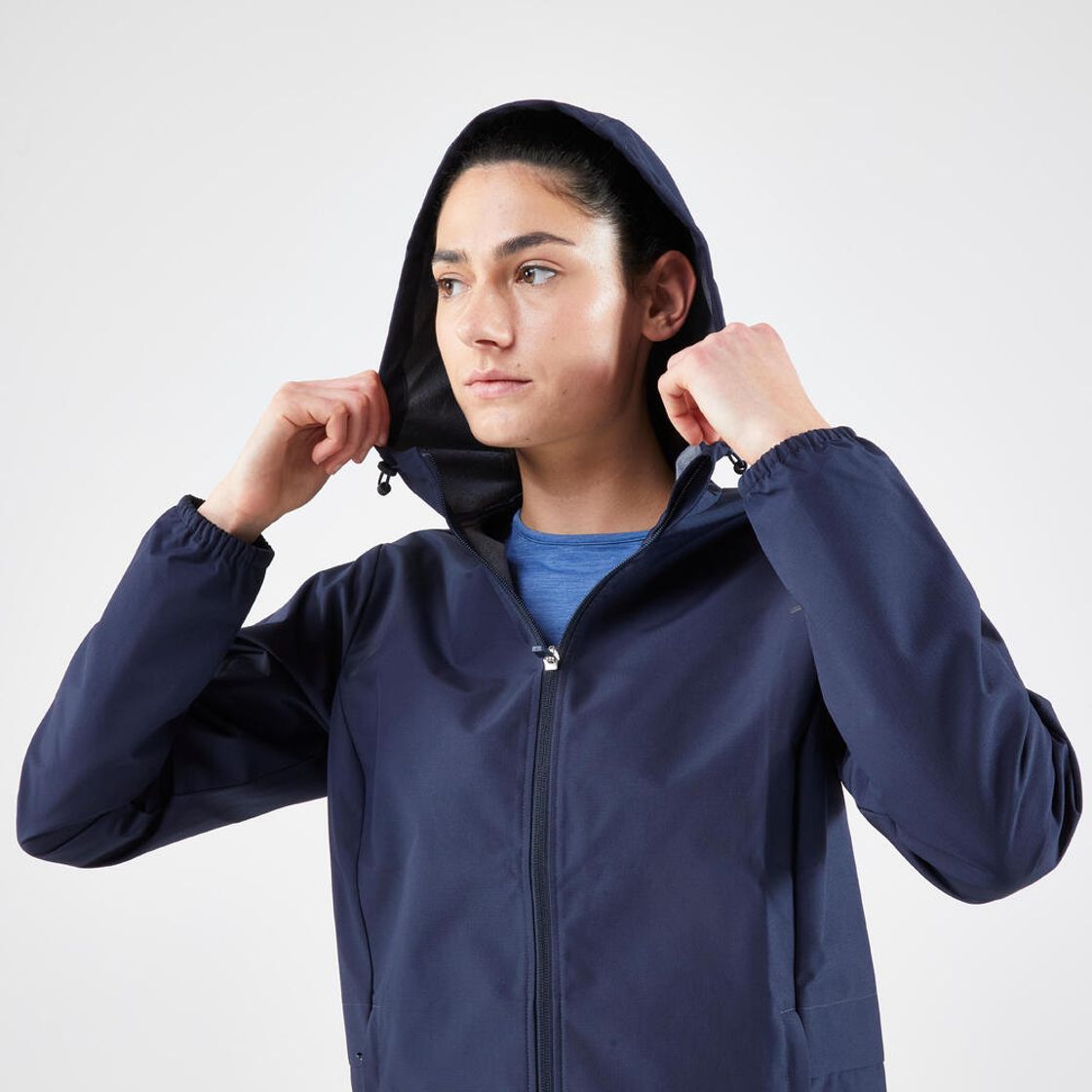 데카트론 여성 러닝 방수 재킷 런 레인 100 아스팔트 블루(DECATHLON Women’s Running Waterproof Jacket Run Rain 100 Asphalt Blue) - 4