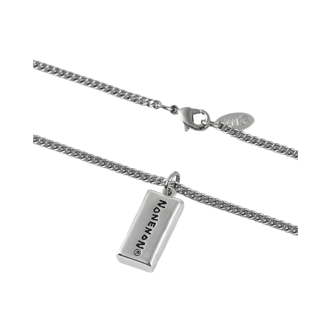 논논 로고 2 넥클리스(Nonenon Logo 2 Necklace) - 4
