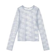 (W) Glowny Polly Lace Long Sleeve Baby Blue