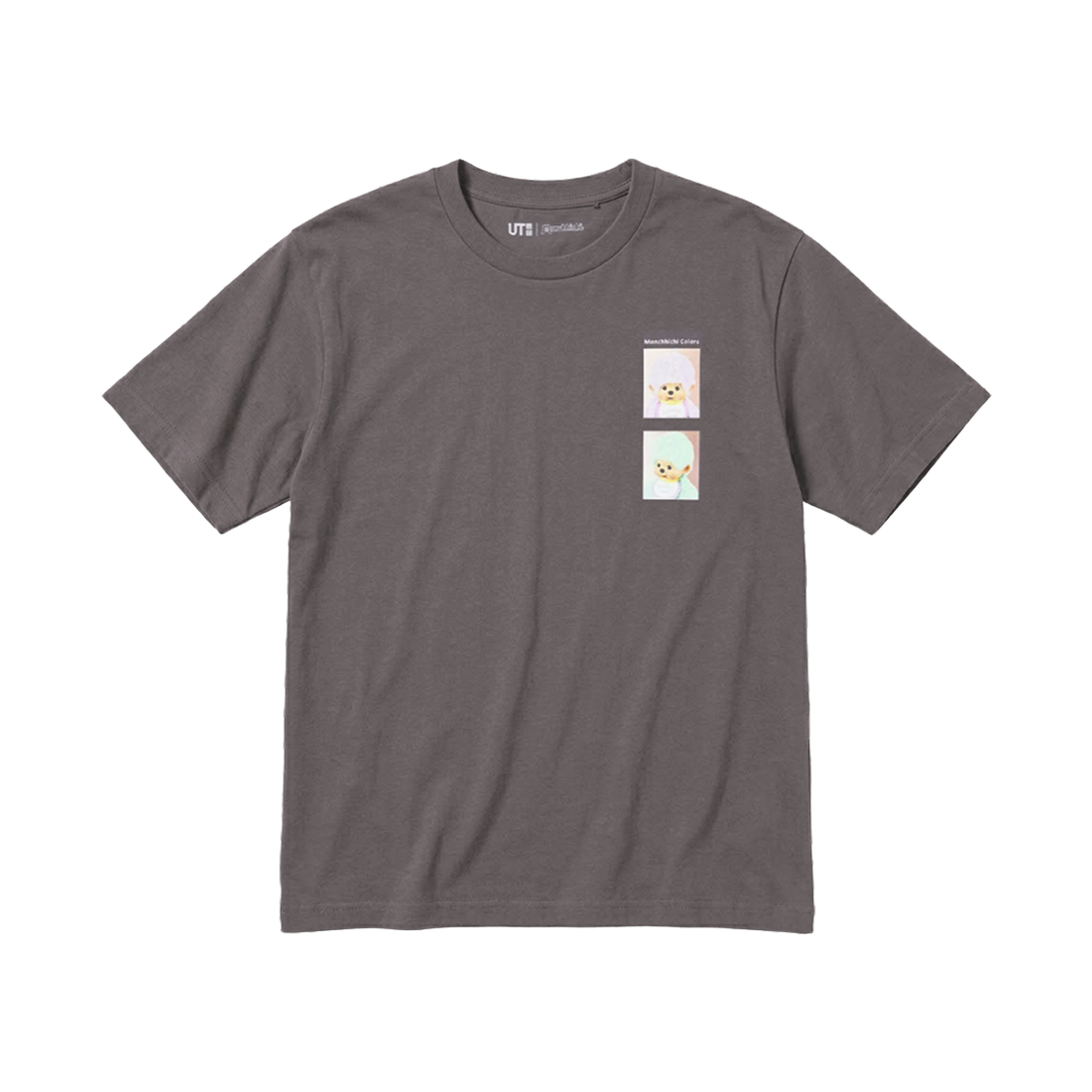 488928-39 (W) Uniqlo UT x Monchhichi Graphic Relax Fit T-Shirt Dark Brown