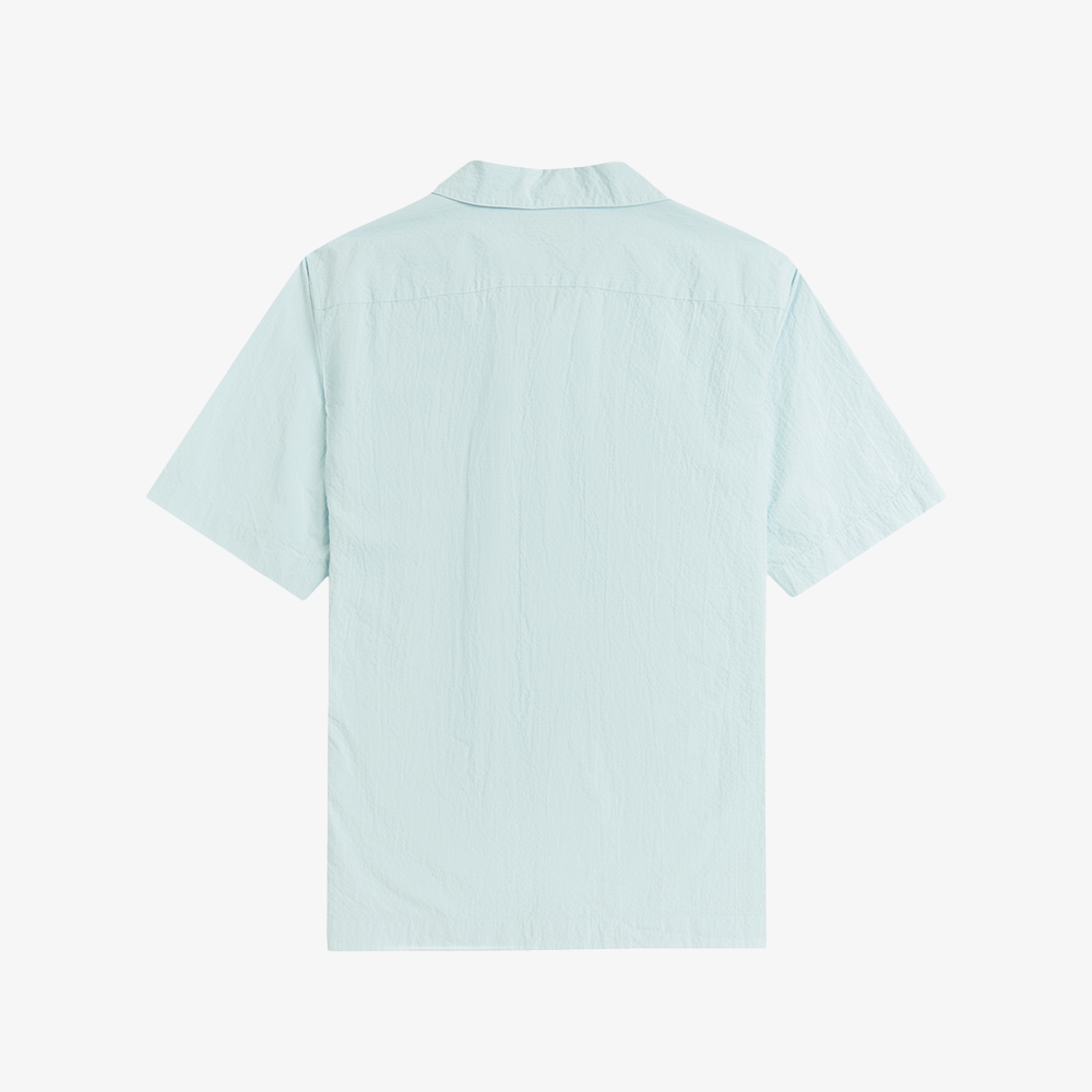 프레드페리 시어서커 리비어 칼라 셔츠 라이트아이스(Fred Perry Seersucker Revere Collar Shirt Light Ice) - 6